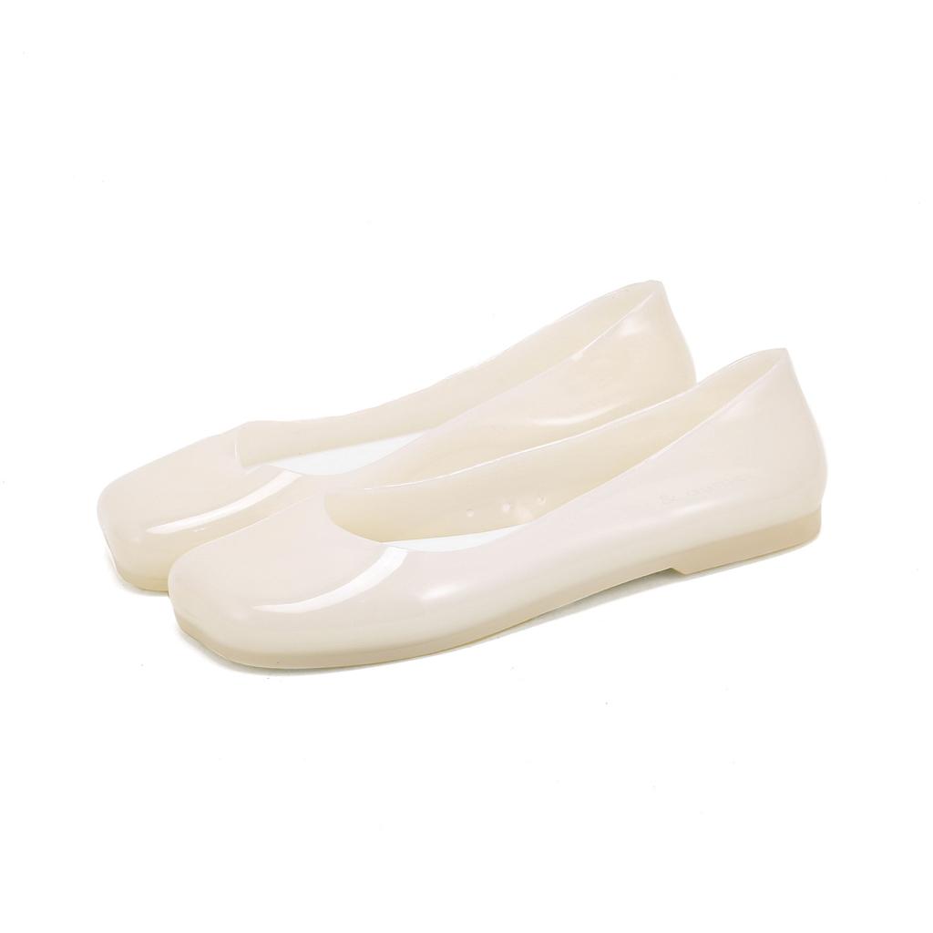 Fashion Women Sandals Spring Summer PVC Square Toe Jelly Shoes Fashion Transparent Flat Sandals Casual Beach Shoes Sandalias De Mujer