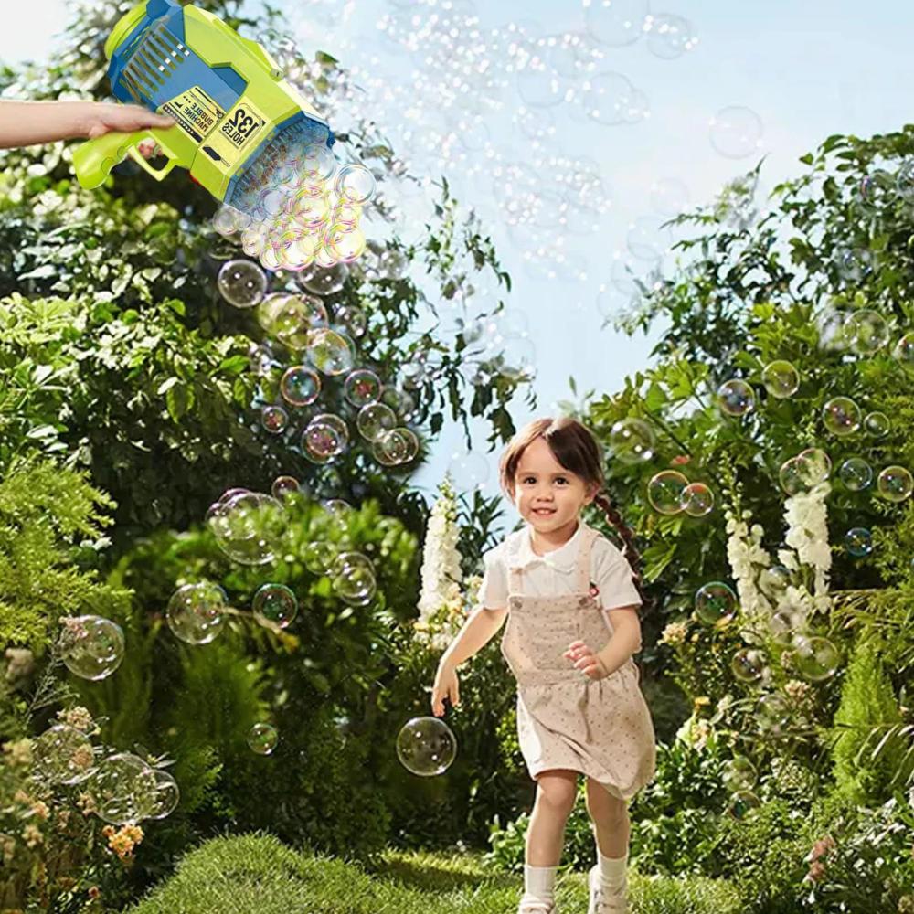 Bazooka Gun Bubble Machine Rechargeable Birthday Gift
