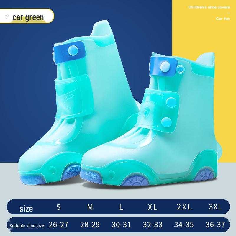 Waterproof Non-slip Silicone Rain Boot Covers for Kids & Adults