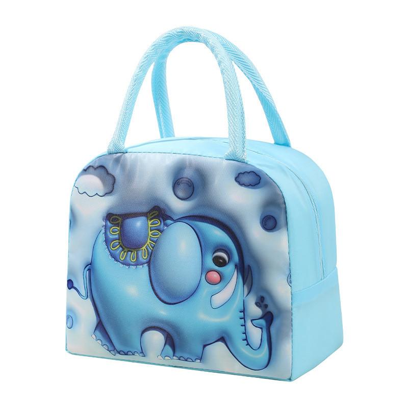 3D Cute Lunch Box Reusable Lunch Bags for Women Cute Lunchboxes Kawaii Animal Lunch Bag Cooler for Picnic Office Work Travel