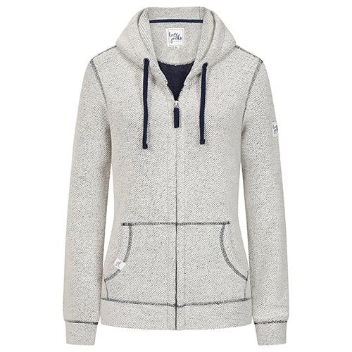Lazy Jacks Womens/Ladies Textured Full Zip Hoodie