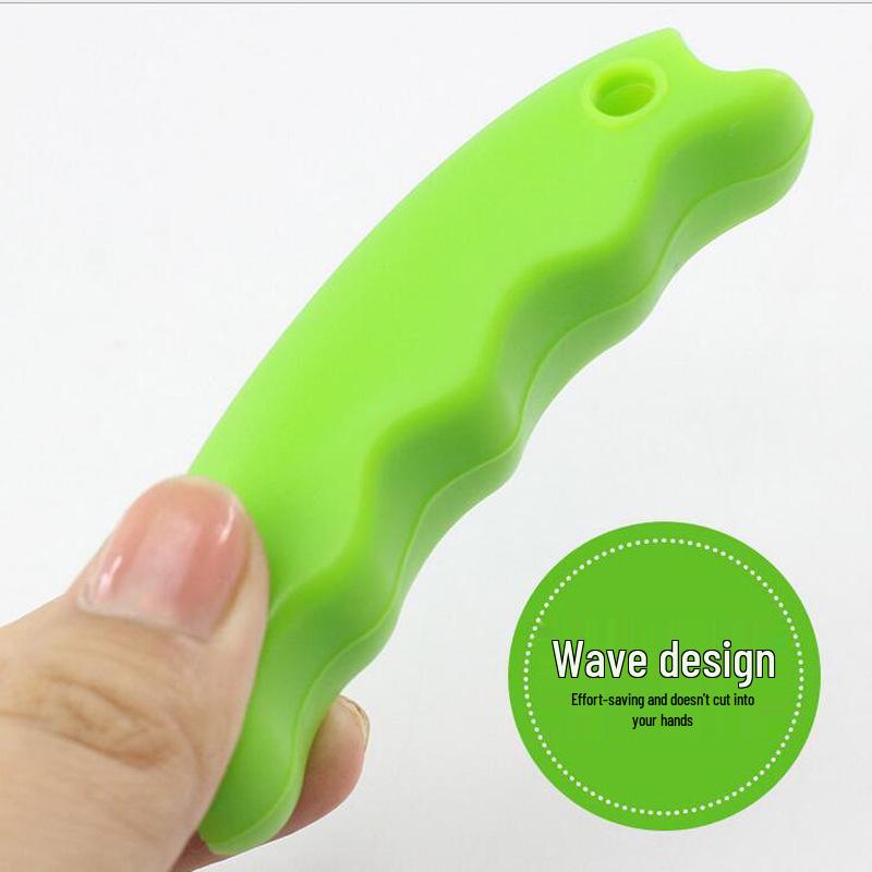 Silikonová rukojeť přenosné nákupní tašky proti proříznutí