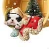 Christmas Dog Hanging Ornament, Statues with Hats, Car Interior Ornament