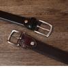 Vegetable Tanned First Layer Cowhide Men's Genuine Leather Belt Men's Casual Retro Pin Buckle Belt