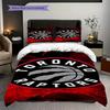 Toronto Raptors Passion Court Bedding(1 * Duvet Cover + 2 * Pillowcase, Without core)Soft and Comfortable Duvet Cover and Pillowcase