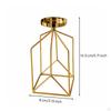Iron Art Candle Holder Romantic Atmosphere Nordic Candlestick Minimalist Geometric Metal