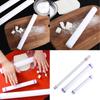Adjustable Thickness Rolling Pin with Measurement Scale Plastic Dough Roller Kitchen Tool Pastry Making Accessories