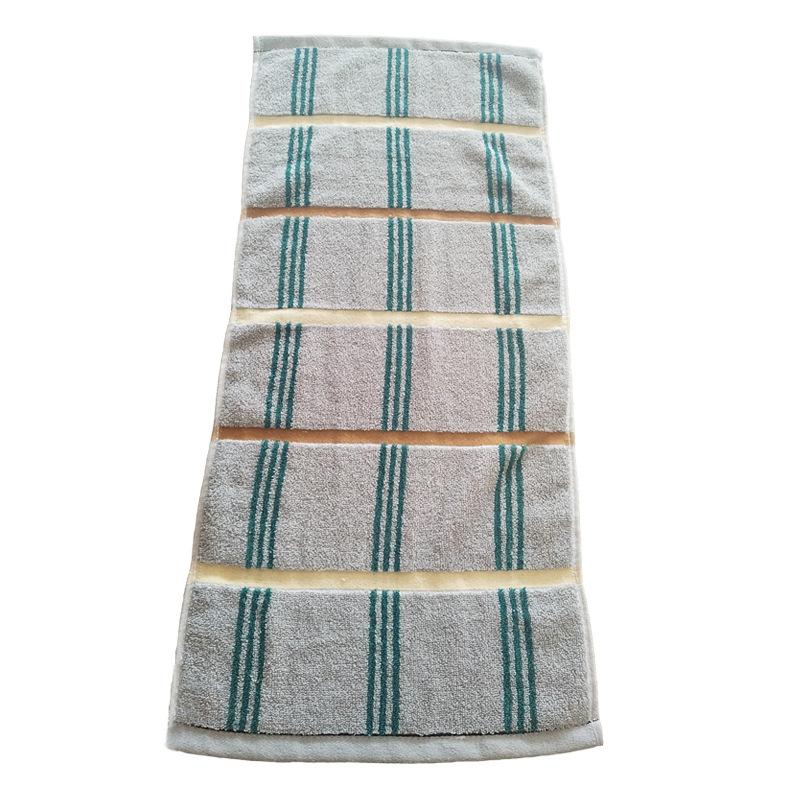 

Полотенце из чистого хлопка большое квадратное полотенце для супермаркета бытовое жаккардовое хлопковое полотенце для лица полотенце для заправки 35*75 серый