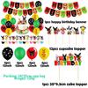 Bing Kids Bunny Birthday Party Supplies Decor Balloon Banner Cupcake Prop Topper
