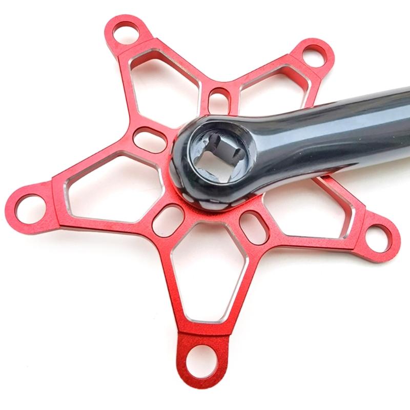 Bicycles Crank Arm Aluminium Alloy 170mm Bicycles Crankset Bike Pedal Crank Arm Replacements for Mountain Bike Road Bike