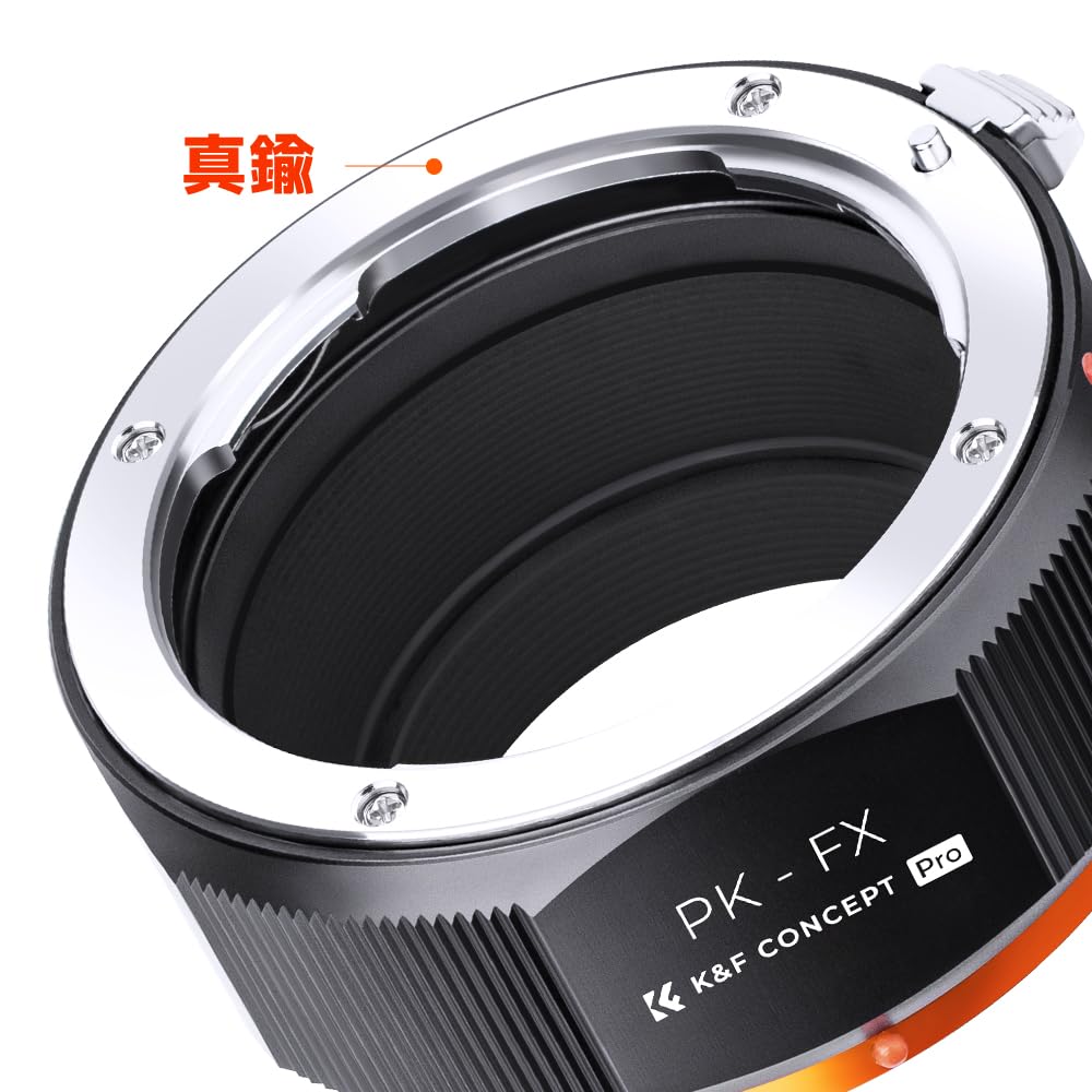 Concept Mount Adapter PRO II Pentax K Mount Lens to Fujifilm X Mount Conversion Matte Finish Infinity Focus Manufacturer Direct Store K&F PK-FX