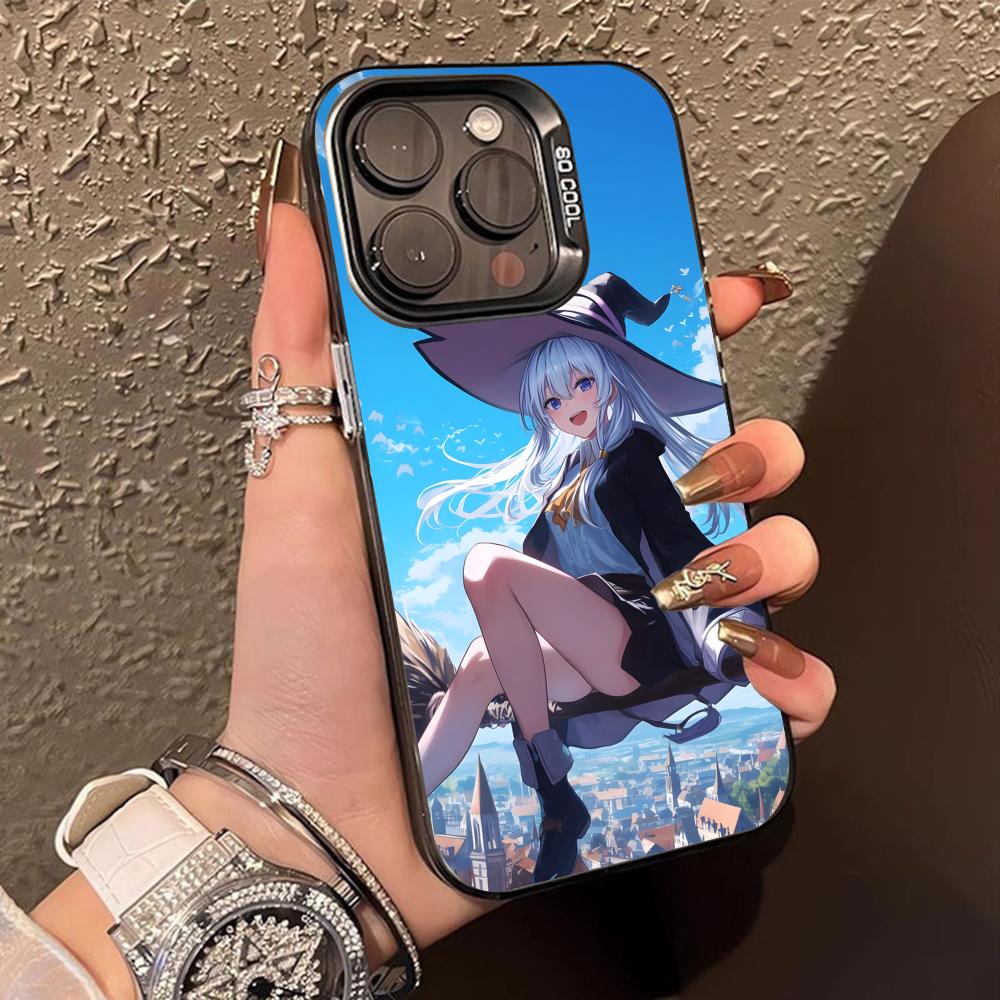 

Wandering Witch Elaina Translucent Mobile Phone Case for iPhone 17 16 15 14 13 12 11 X XR XS Air Pro Max Plus Colorful Cover iPhone X