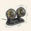 12V 24V elektrický ventilátor do auta Dvojrýchlostný chladič Automatické chladenie vzduchom 360 stupňov nastaviteľná klimatizácia do auta Ventilátory s podporou vetra
