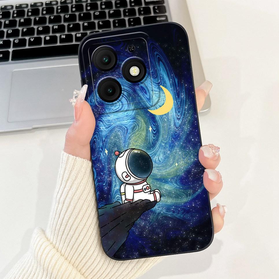 For Cover Itel A50 ItelA50 A 50 Phone Case Back Capa Question Duck Panda Cool Style Animals Cat Painting Soft Silicone Funda Bag