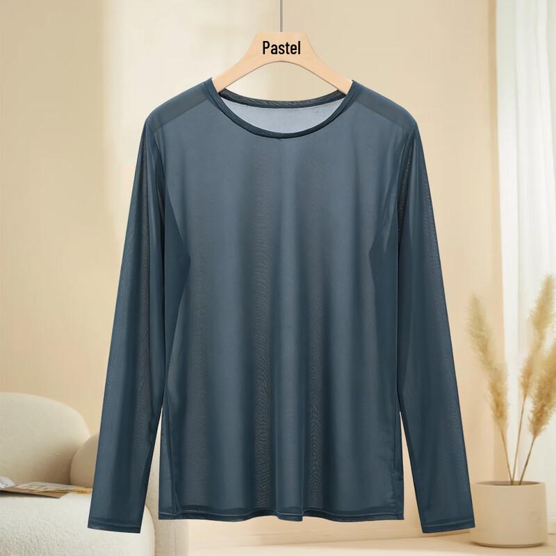 Pastelle Women s Long Sleeve Round Neck T-Shirt 3XL