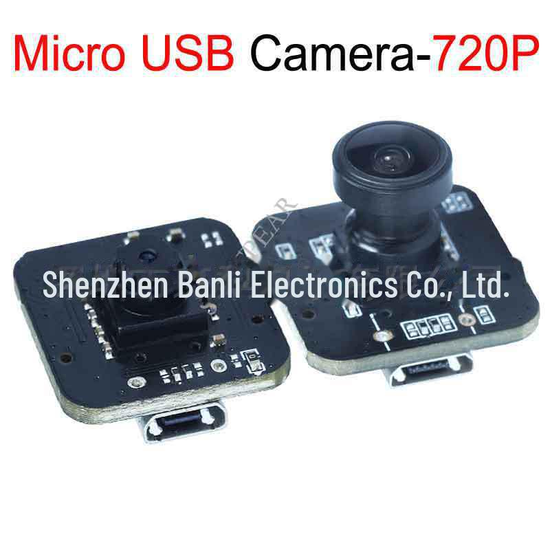 

Raspberry Pi Micro USB 720P Camera, Android-Compatible, UVC HD Output, Plug & Play.