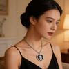 Fashionable 81Cm Long Necklace Designed With Cats And Dog Charm Great For Casual Outings