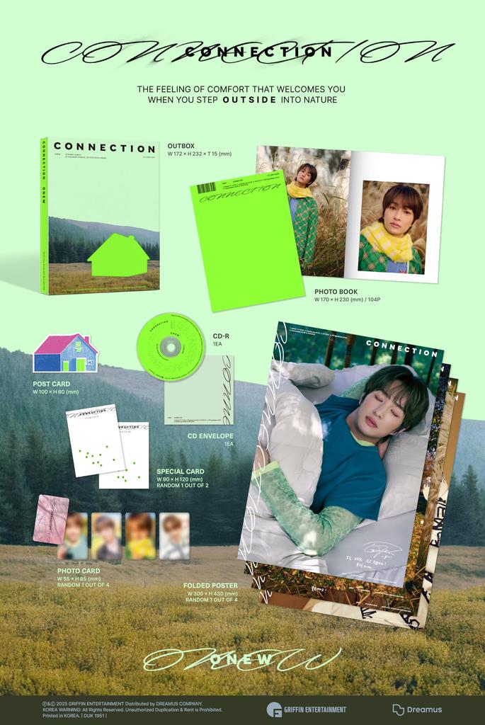 Exclusive ONEW 4th Mini [NEMOZ Bonus] [CONNECTION (Photobook Ver.)] (Korean Edition) (Random)