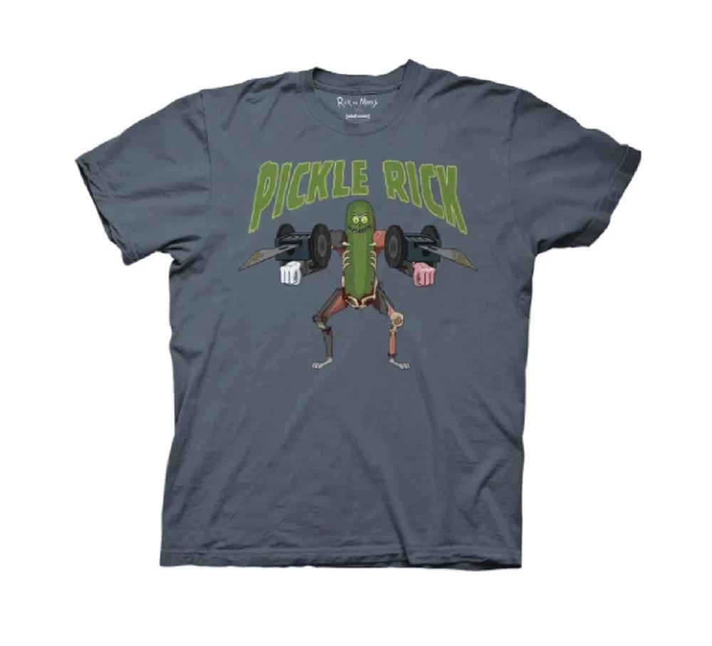 Rick and Morty EXO Suit Pickle Rick T Shirt Size S 130