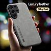 Skin Feel Leather Phone Case for Samsung Galaxy S23 S24 S25 FE S26 Ultra Plus A57 A37 A17 A07 A26 A06 A36 A56 A16 Cover Luxury