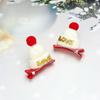 Santa Claus Children Christmas Hair Clip Merry Christmas Decor Christmas Hat Hairpin   Children's