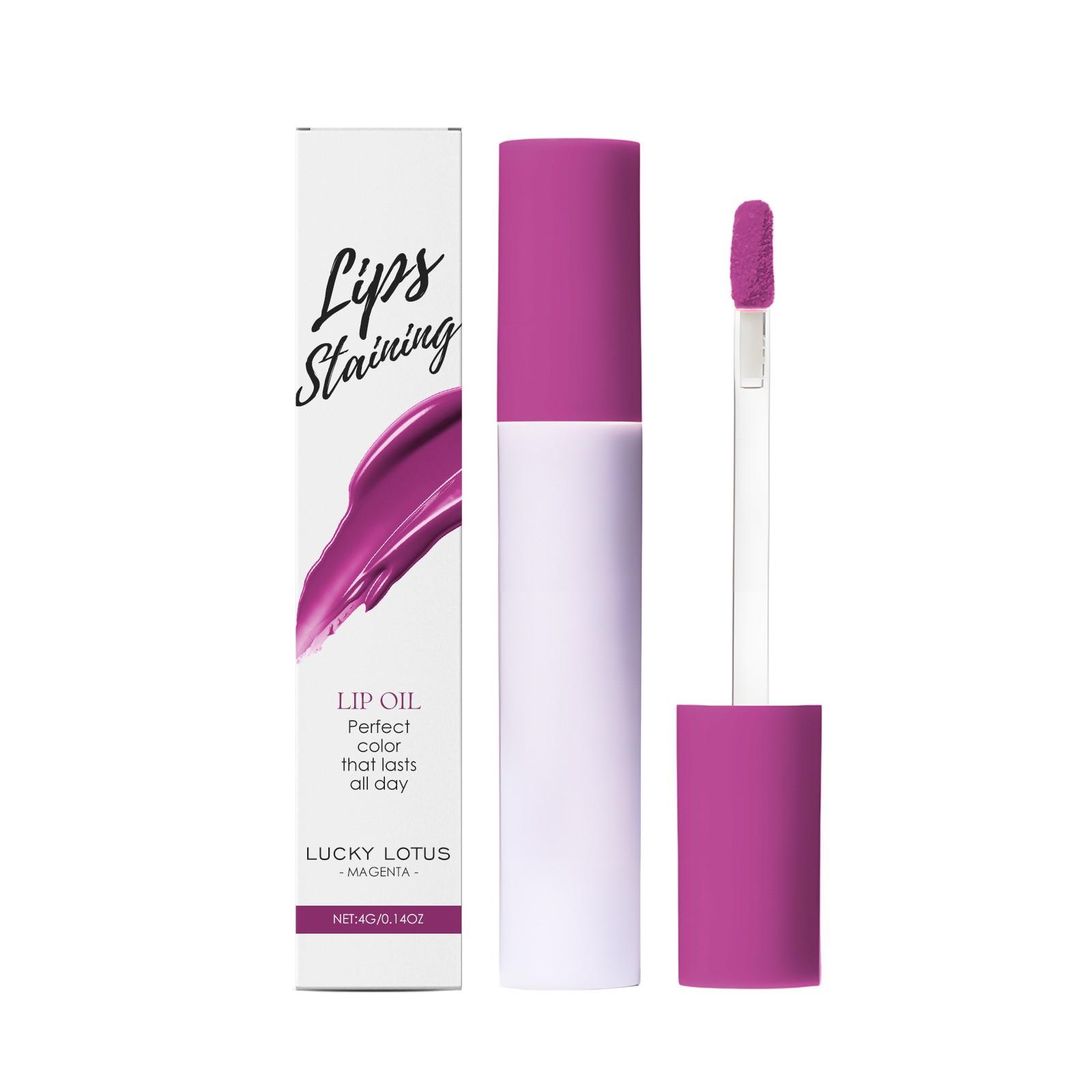 

Тинтованное масло для губ Тинтованный стойкий бальзам для губ Гладкое нанесение Стойкий Водостойкий Не отпечатывается на чашке 4 мл One Size