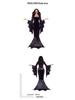 European & American Gothic Witch Vampire Halloween Masquerade Costume - Long Dress with Bat, Witch, Ghost, and Bride Themes for Performance