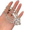 Retro Pearl Necklace Autumn Light Luxury Niche Fashion Love Collarbone Chain Temperament Premium Beaded Sweater Chain