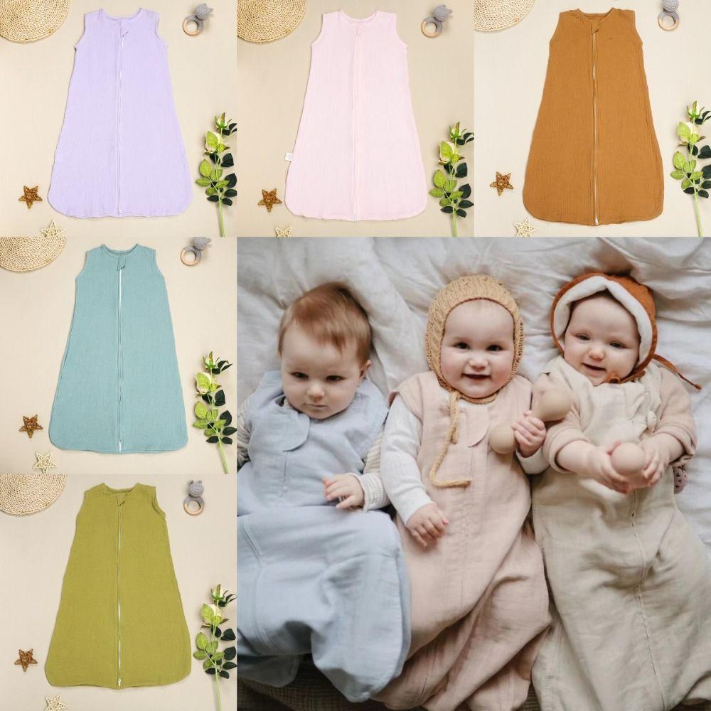 0-12 Months Baby Sleep Sack 2-Ways Zipper Diaper Cocoon Soft Baby Swaddle Blanket  Toddler