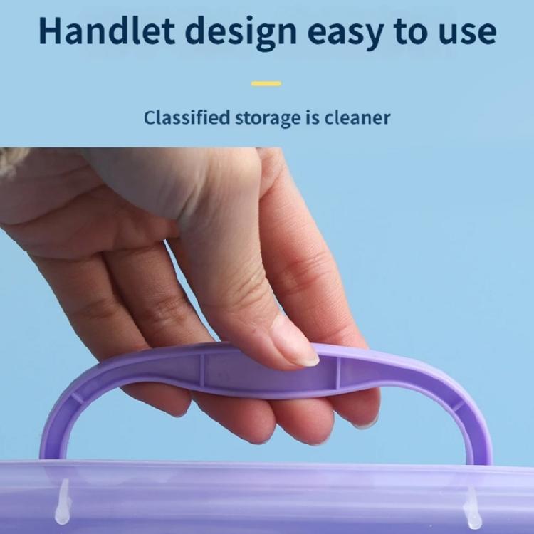 Plastic Sand Trays For Kids Play Stackable Waterproof Storage Boxes With Lid Sensory Toy Art Craft Supplies Blue Green Pink