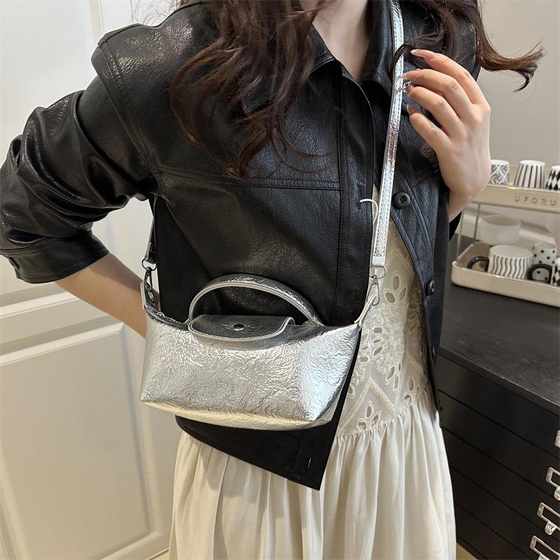 Premium Dumpling Bag Summer New High-end Texture Simple Commuting Leisure Shoulder Portable Messenger Bag Women's Bag