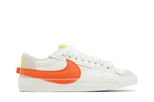 

Nike Blazer Low 77 Jumbo ail Rush Orange DQ1470-103 Women s Shoes 38 оранжевый/зелёный