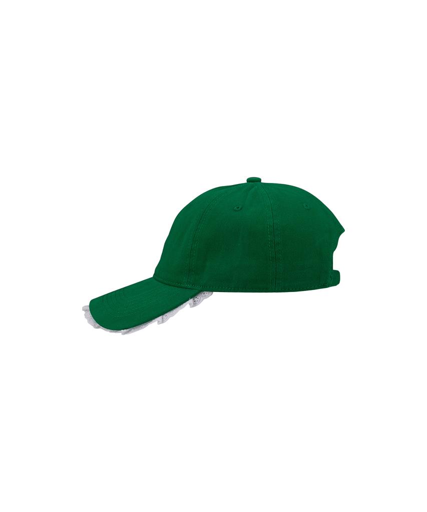 DOUBLE JD Silicone Bear Lace Ball Cap (Green)