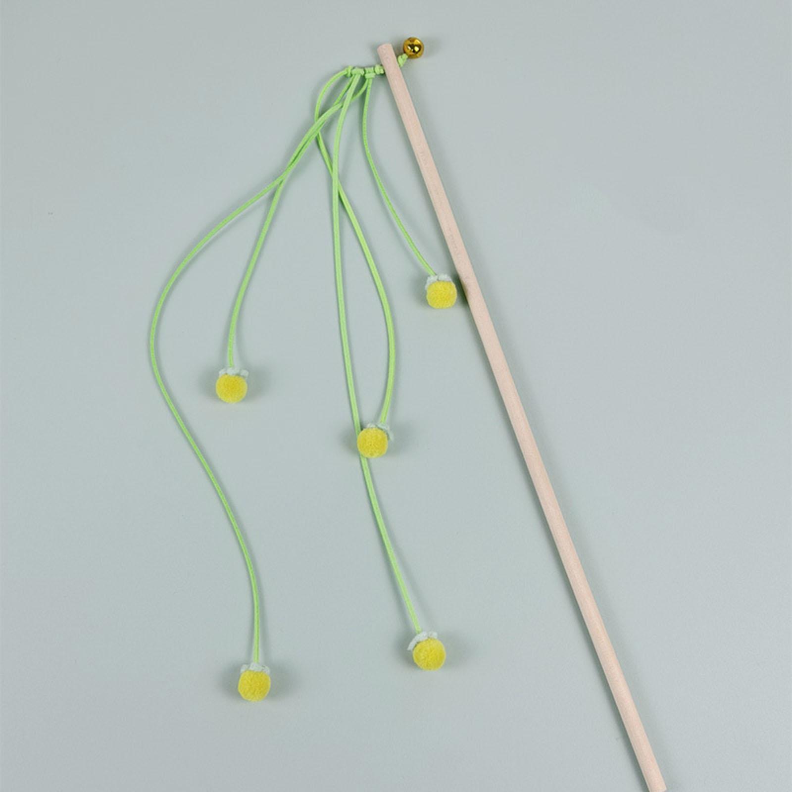 

Yarn Ball Rope With Bells For Teasing Cats One Size