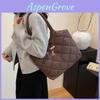 Fashionable Large Capacity Tote Bag For Women In Black Coffee And Khaki Colors Perfect For Casual Street Style