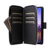 R20 For Samsung Galaxy A16 5G/A16 4G Case Zipper Pocket PU Leather Cover with 9 Card Slots