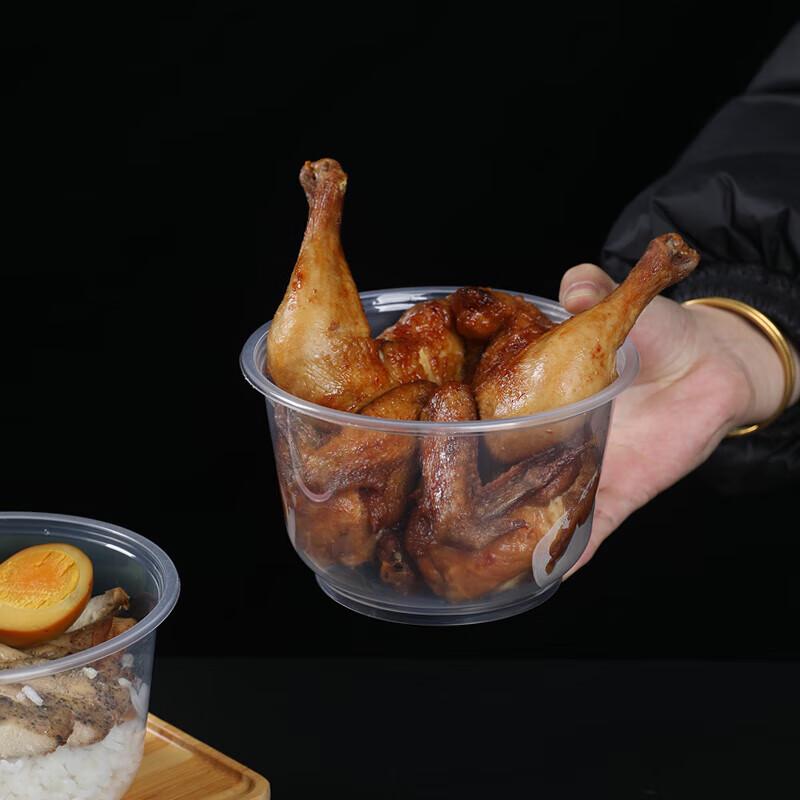 Disposable Plastic Take-Out Bowls