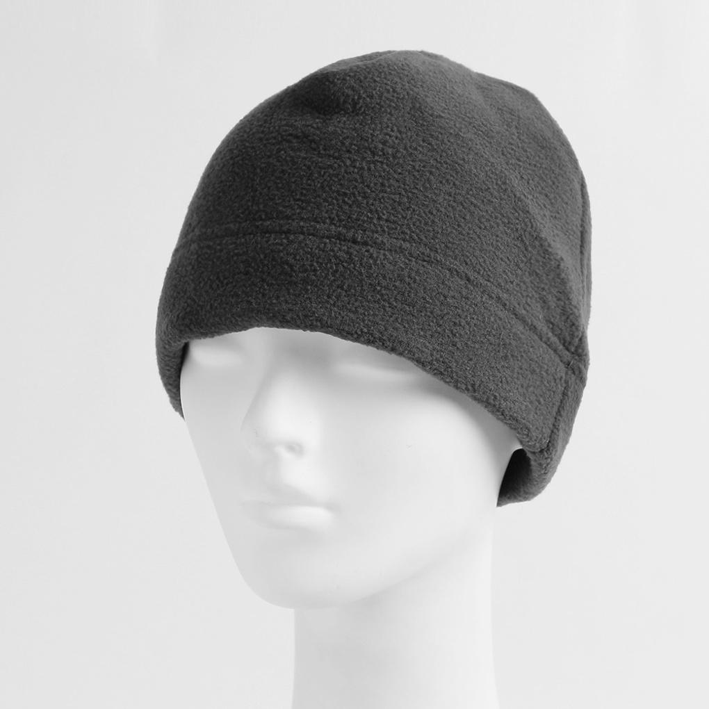 Unisex Short Beanie Hat Gray Winter Brimless Watch Cap