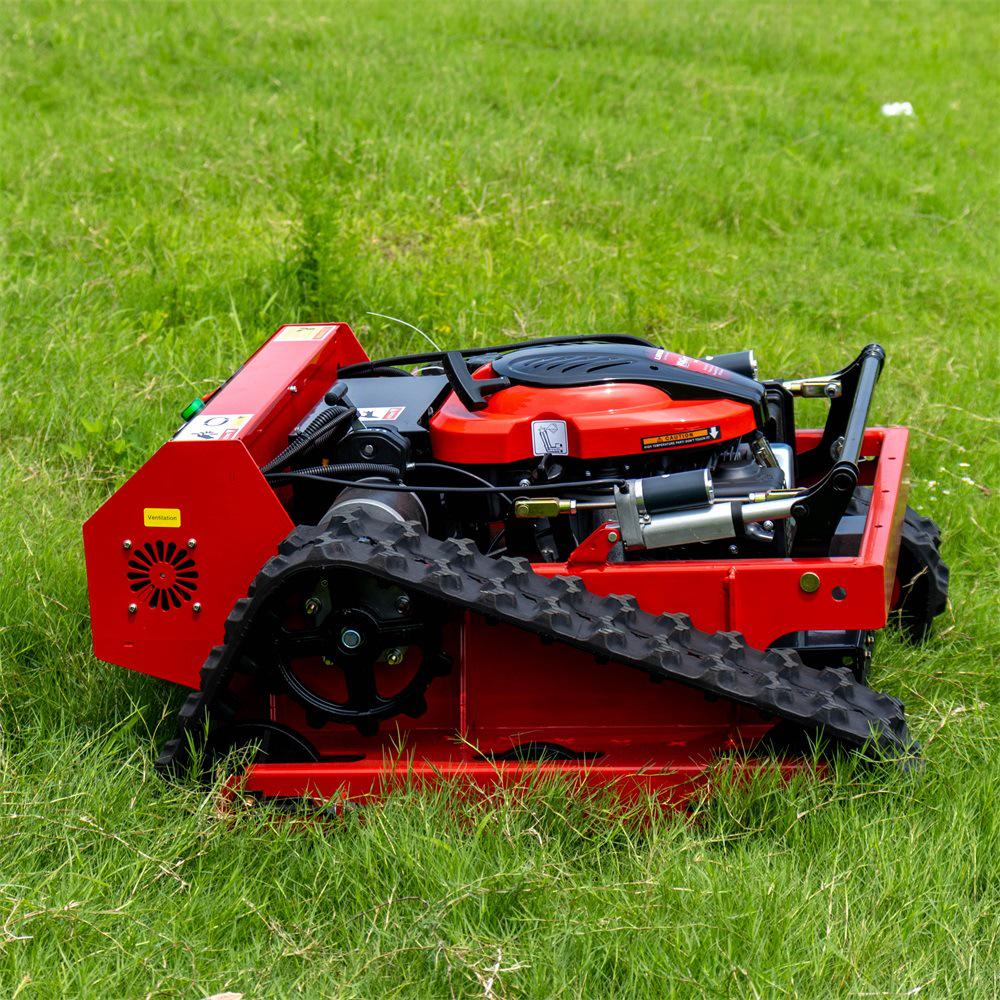 HT550B All-Terrain Remote Control Lawn Mower with Gasoline Trimmer & Weeder