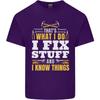 I Fix Stuff Funny Electrician Sparky Mechanic Unisexs Light Cotton TShirt