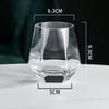 Barevný diamantový skleněný hrnek v nordickém stylu šálek na vodu šálek na mléko šálek na šťávu