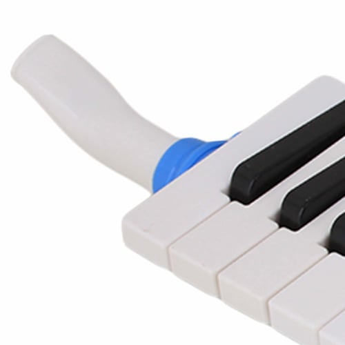 Yibuy Blue Plastic 27-Key Wind Piano Keyboard Harmonica