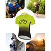 Mens Cycling Jersey Short Sleeve Breathable Quick Dry Bike Shirt Road Team Wear
