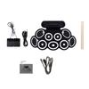 Foldable Digital Drum Set Portable Electronic Drum for Children Boy Girl Featuring Silicone and Adjustable Sound Effects