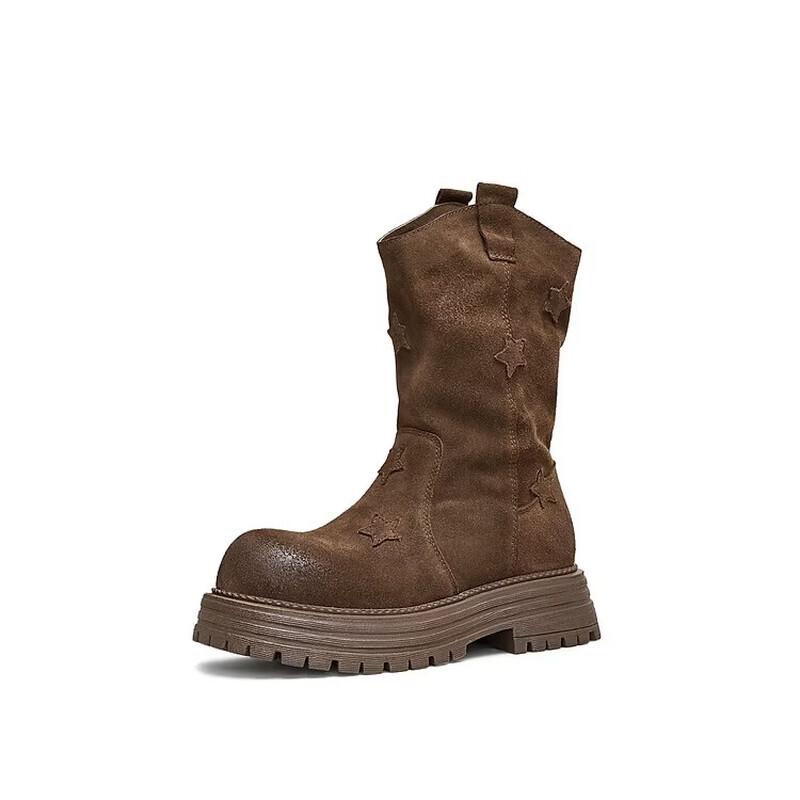 

Teenmix Retro Western Ankle Boots 37