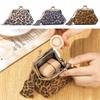 High Quality Leather Coin Purse Multifunctional Portable Headphones Organizer Mini Leopard Pattern Storage Bag