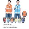 Gilet da Volontario Riflettente Multitasche con Logo Personalizzato per Attività Estive