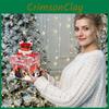 Gift Party Holiday Box With Red Gradient Finish For Christmas Occasions Special