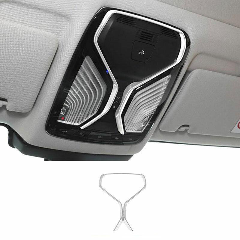 For BMW X3 G01 X4 G02 2018- Silver Front Reading Light Lamp Frame Trim 1PCS