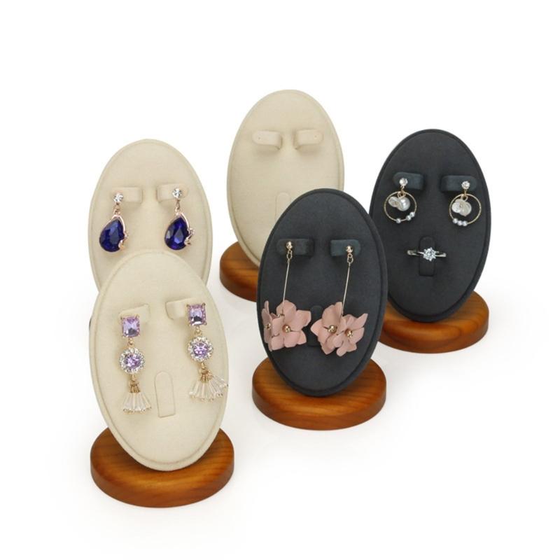 Wood Jewelry Organizer Lightweight Rack for Displaying Bracelets Necklaces and Earrings Accessories Organization Shelf